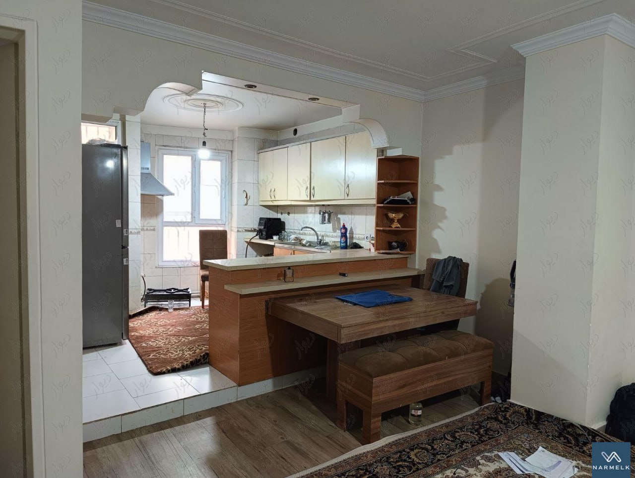 اجاره آپارتمان 65متر هفت حوض 1خواب بازسازی شده