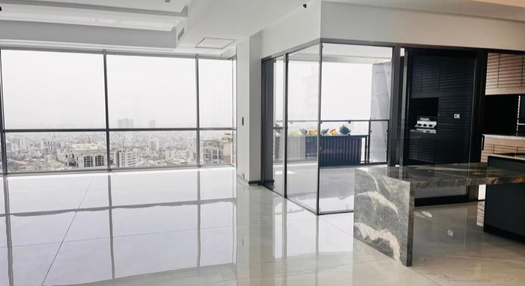 فروش آپارتمان 110 متر قیطریه طبقات بالا ویودار