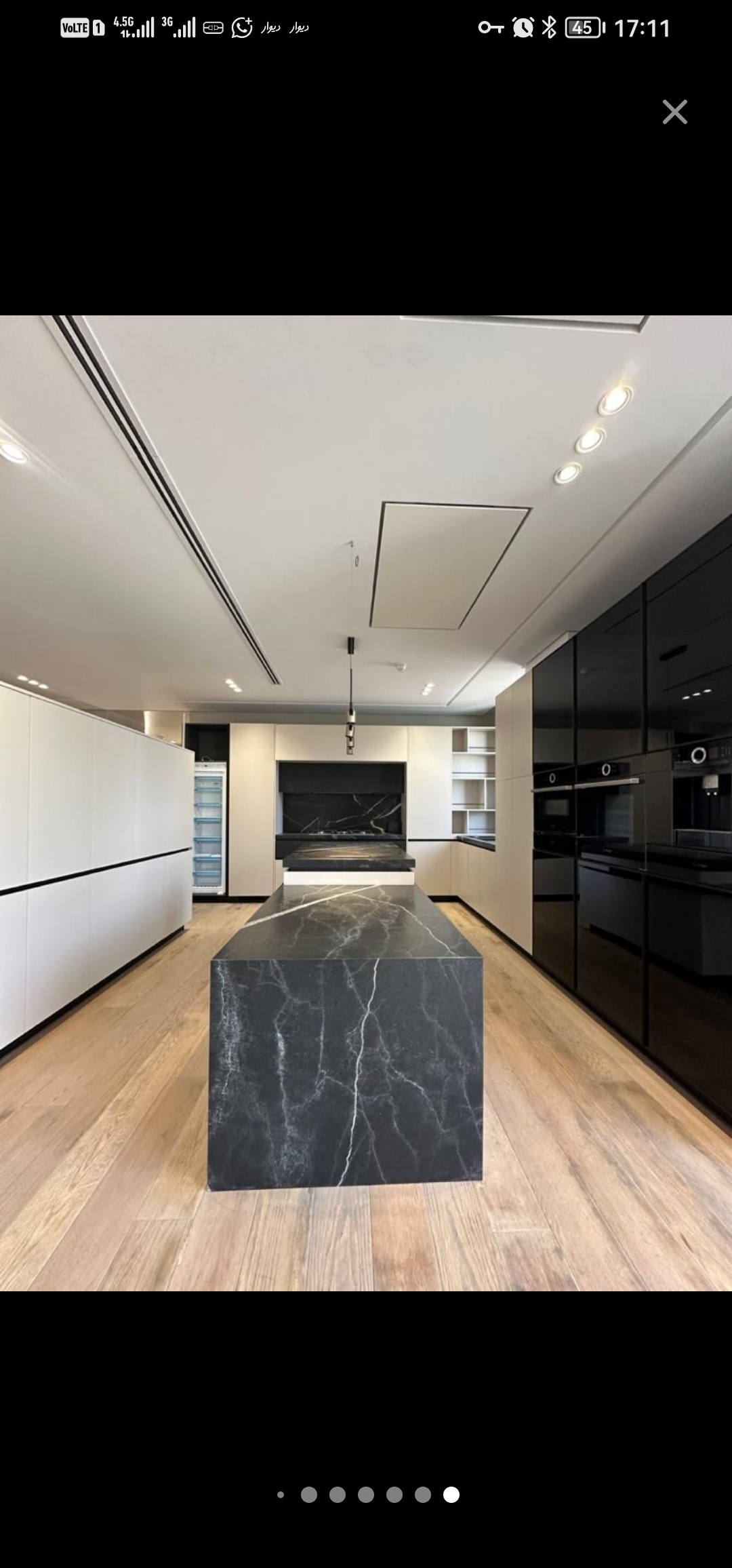 فروش آپارتمان 110 متر 2خواب حکمت کلید نخورده