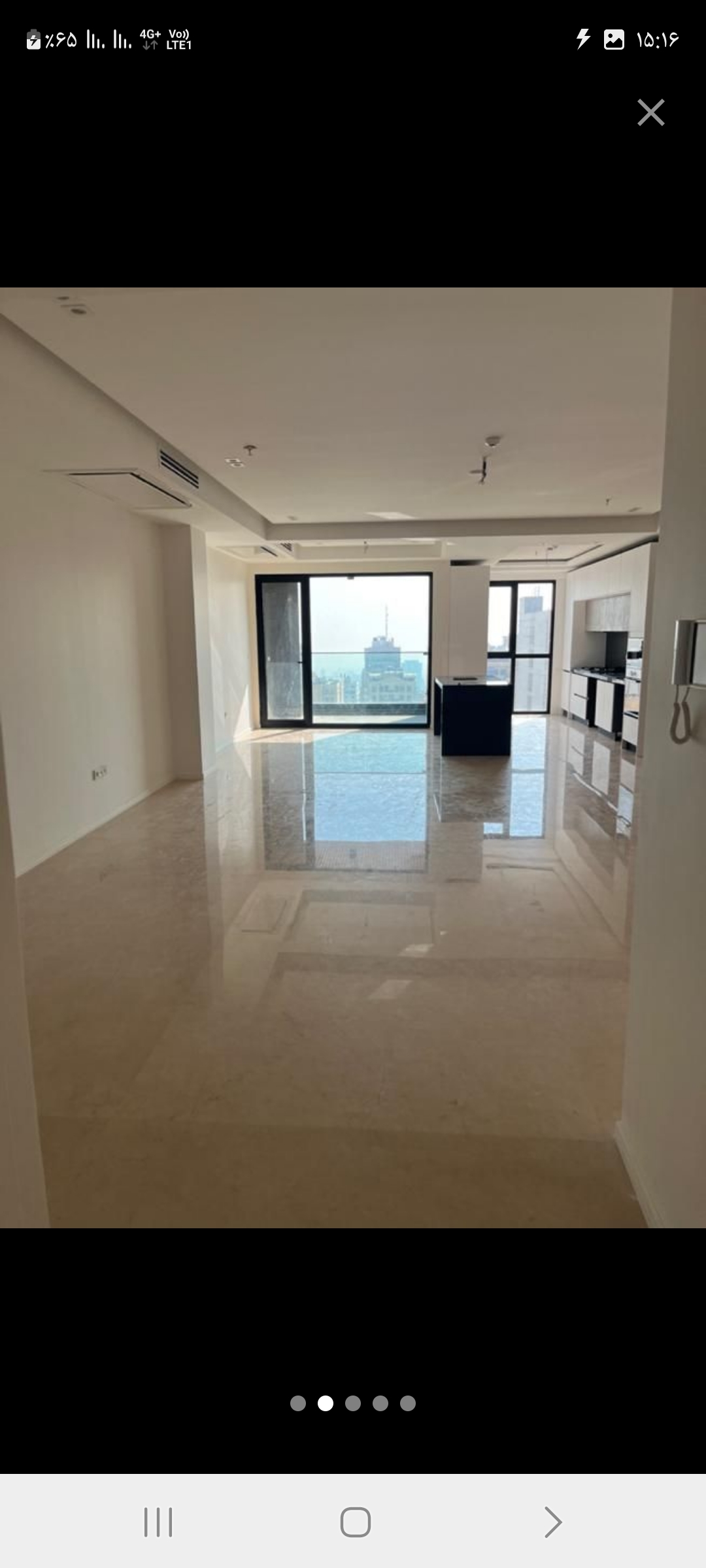 فروش آپارتمان 105 متر فرمانیه مدرن طبقات بالا