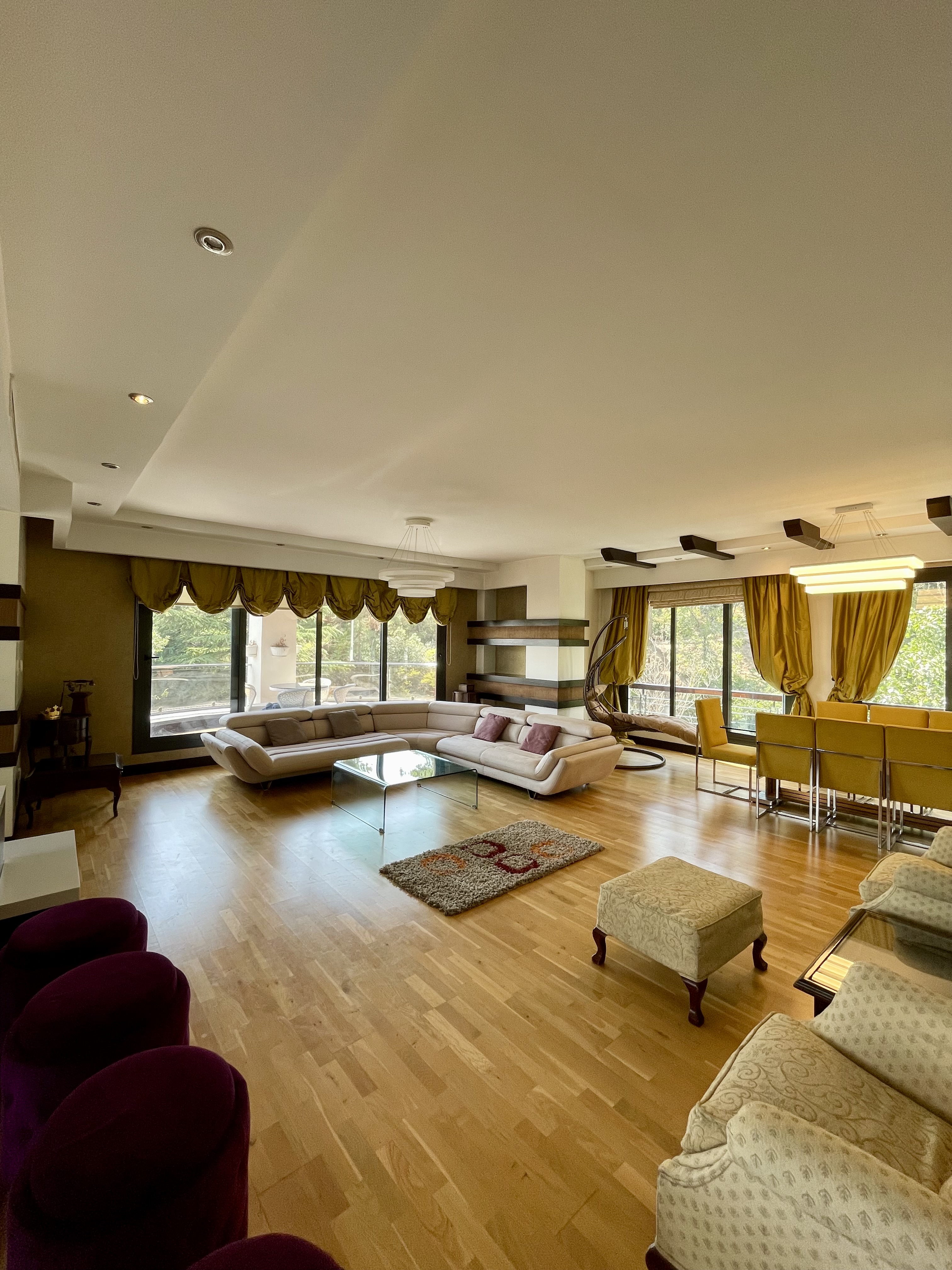 اجاره آپارتمان 215متر سه خواب جمشیدیه