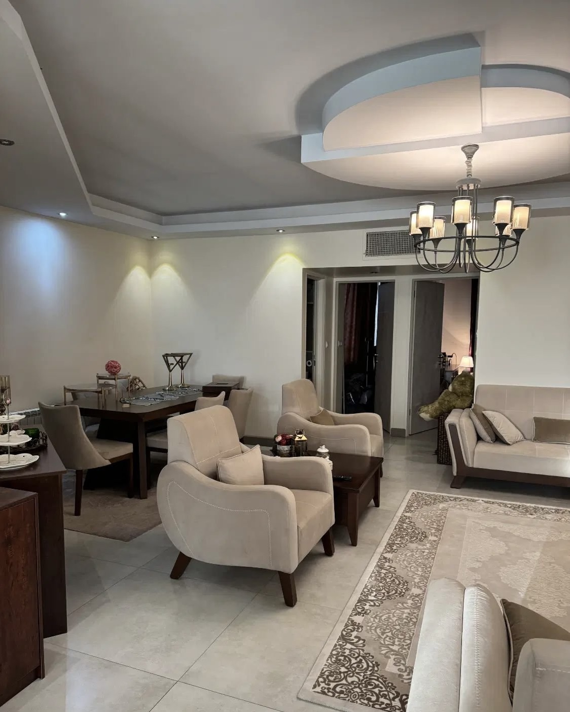 اجاره اپارتمان 90 متر مدائن 2 خوابه فول