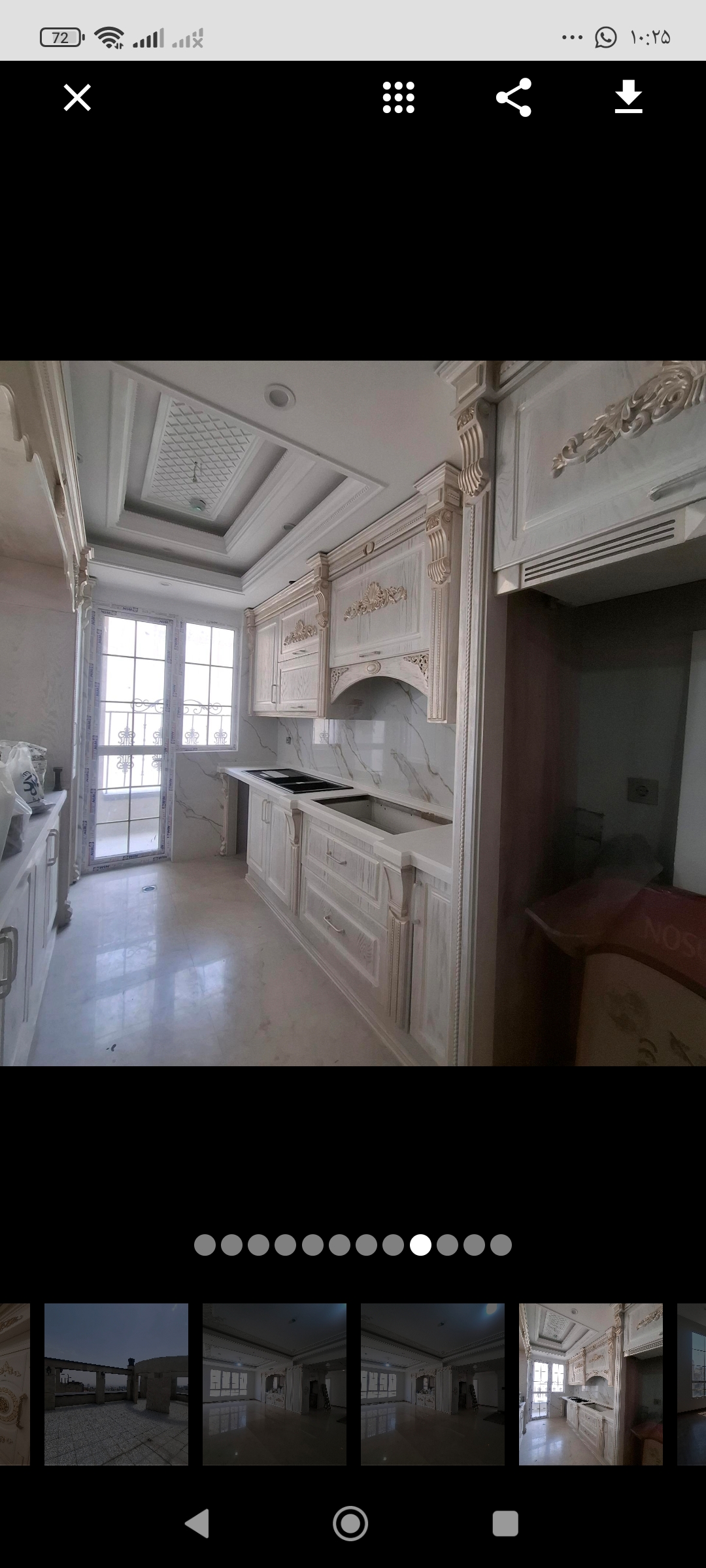 150متر نوساز کیلید نخورده قلب نیاوران بدون مشابه