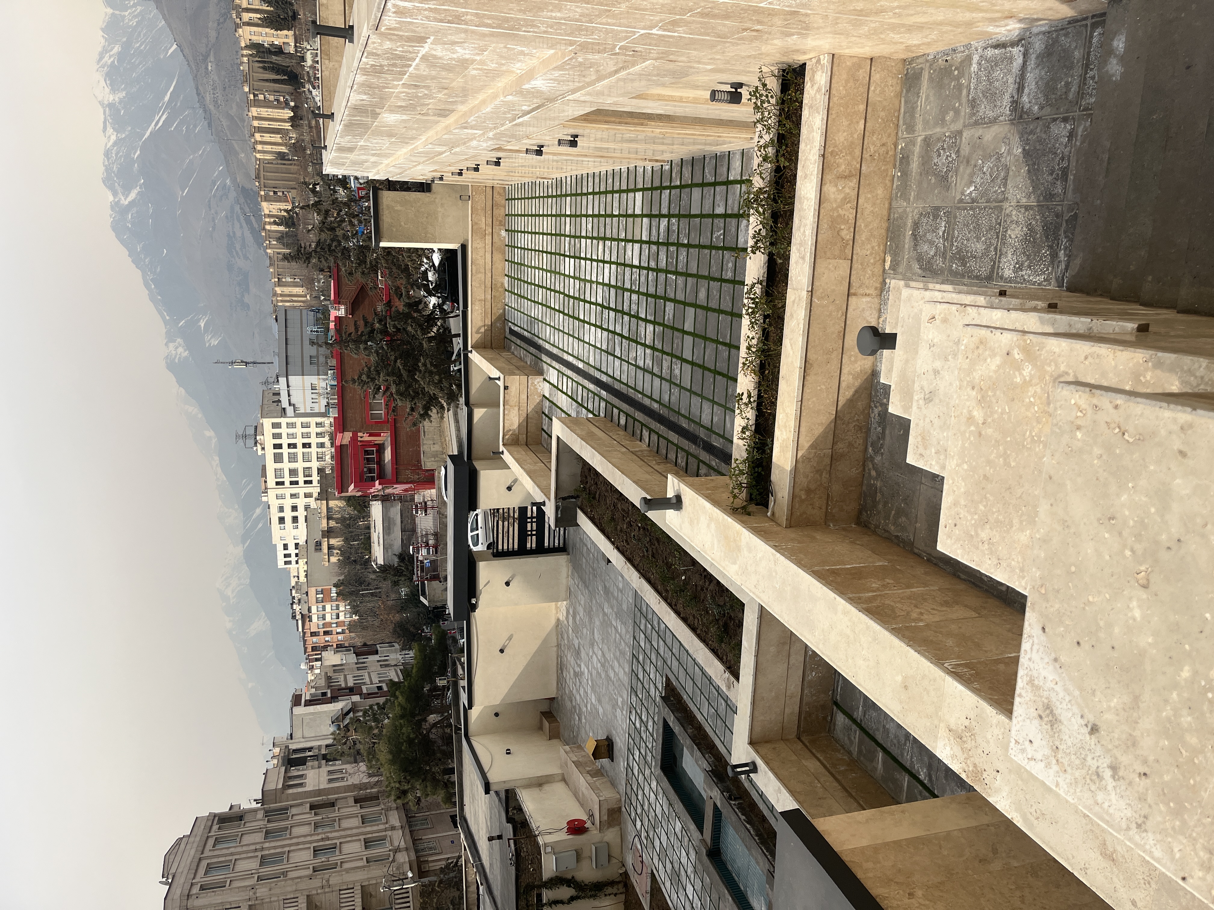 150 متر فول تراس چیدمان 3 پارکینگ