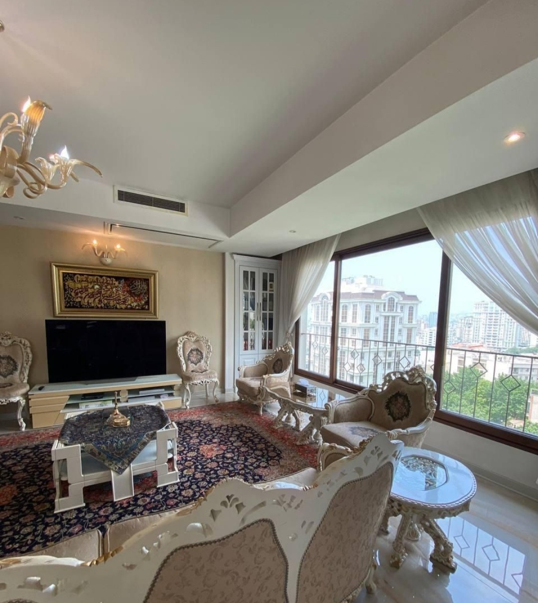 فروش آپارتمان 120 متر فرمانیه حکمت فول مشاعات