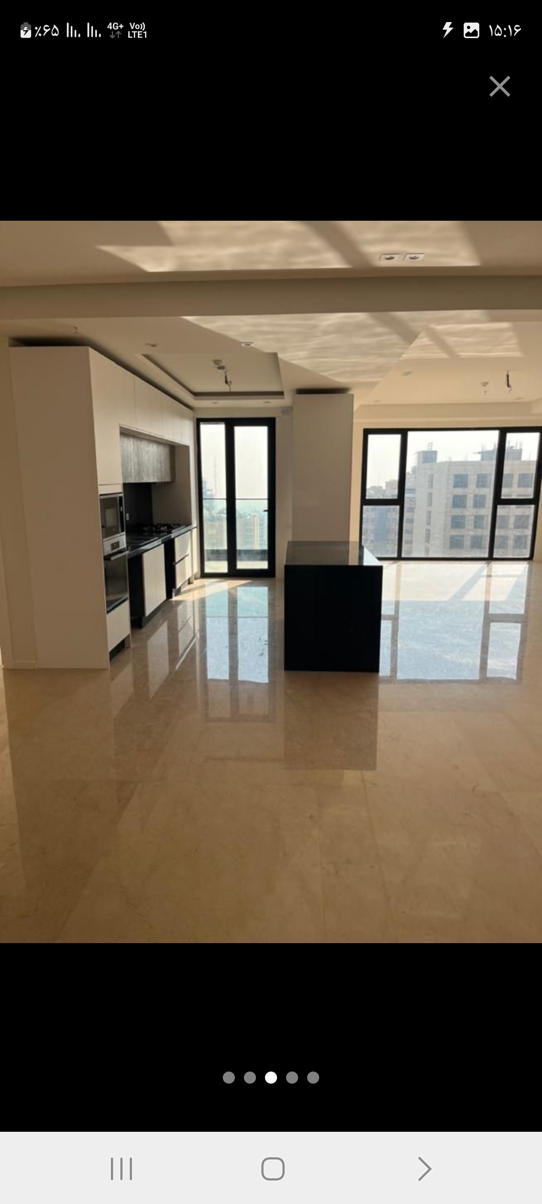 فروش آپارتمان 105 متر فرمانیه مدرن طبقات بالا