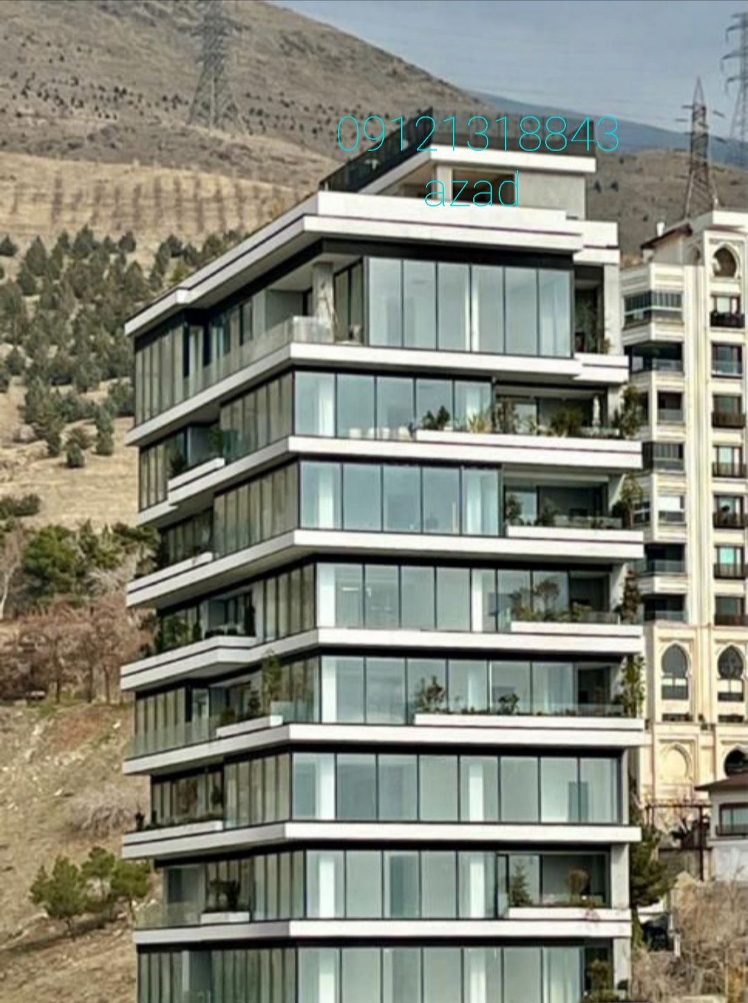 فروش آپارتمان 535 نیاوران پنت‌هاوس اَبَرلاکچری  سقف 6 متر نور 4طرف