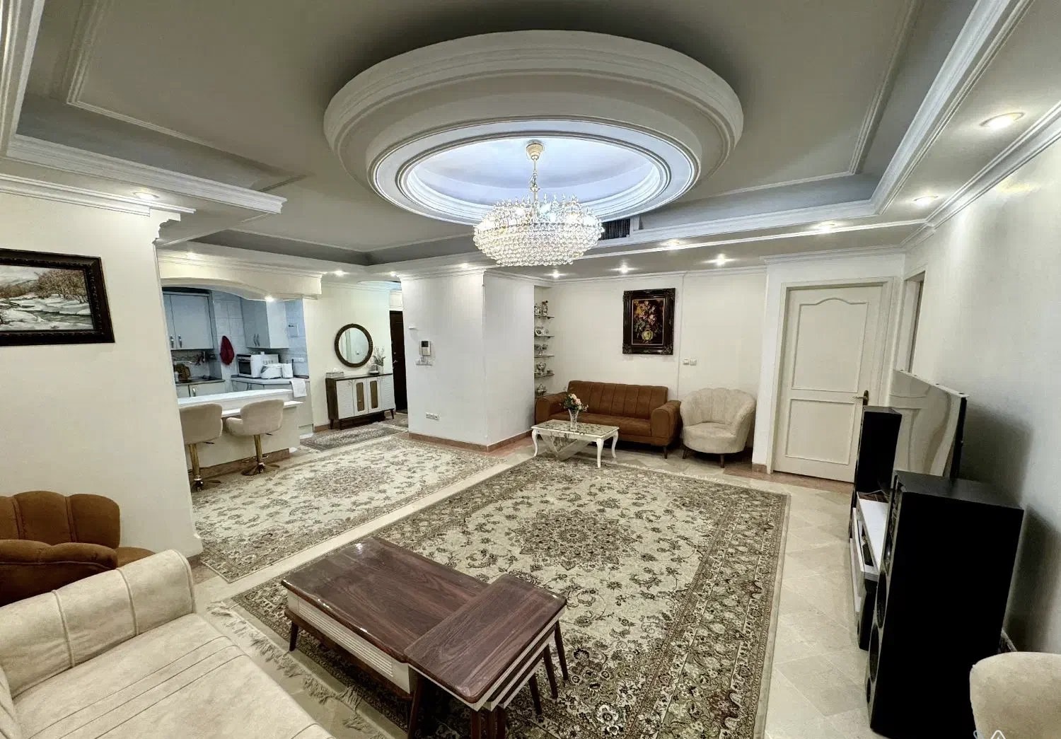 اجاره اپارتمان 95 متر فدک 2 خوابه فول