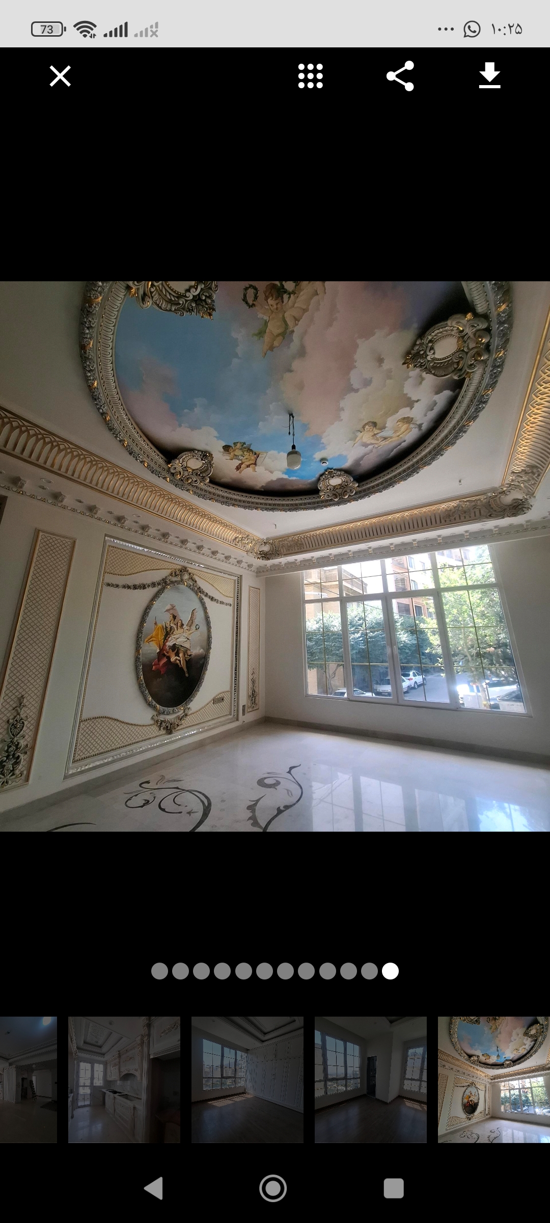 150متر نوساز کیلید نخورده قلب نیاوران بدون مشابه