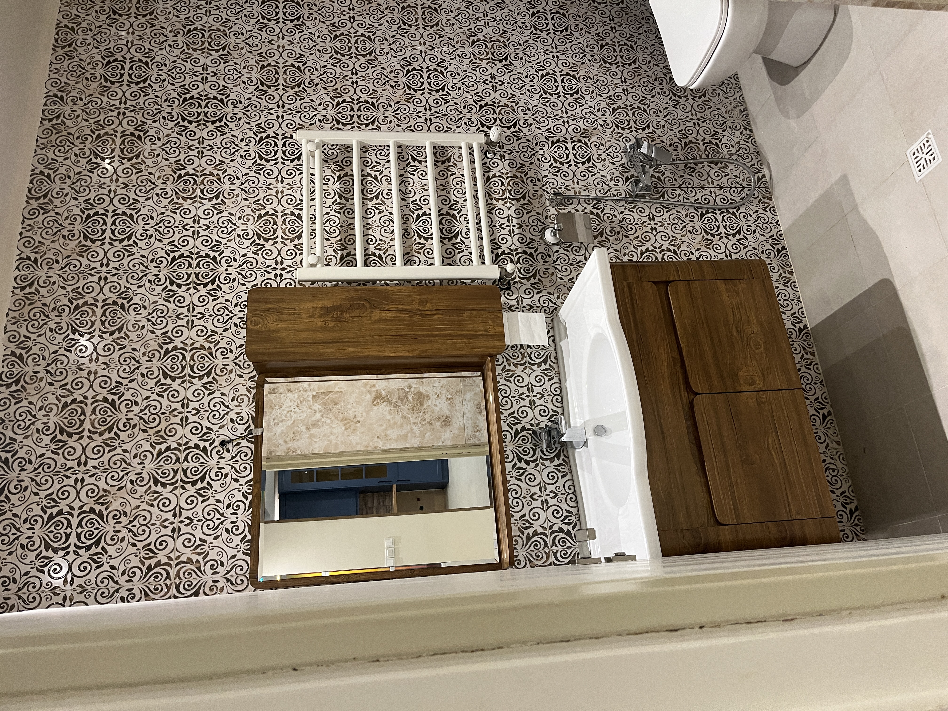 150 متر فول تراس چیدمان 3 پارکینگ